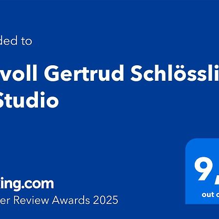 Stilvoll Gertrud Schloessli 1 Zi Studio St. Gallen Exterior photo